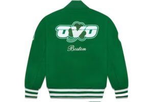 OVO x NBA Celtics Varsity Jacket – Green