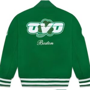 OVO x NBA Celtics Varsity Jacket – Green