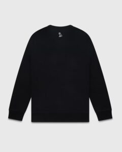 Old English Rhinestone Crewneck Sweatshirt – Black